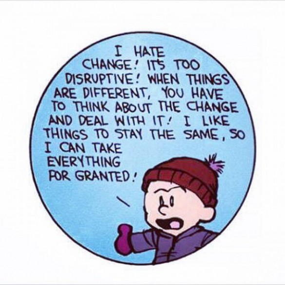 Calvin and Hobbes on Change